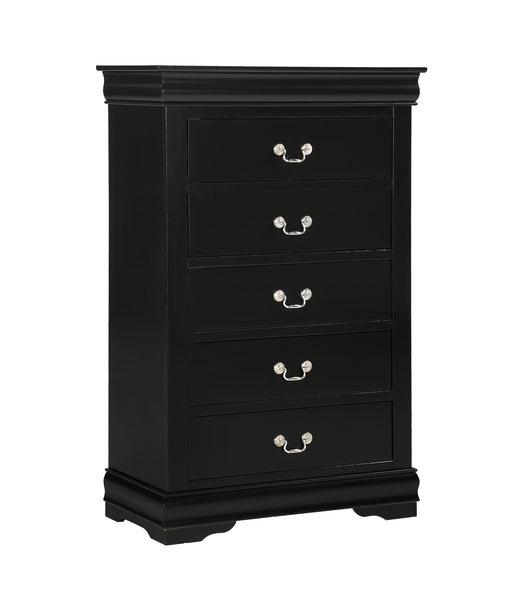 LOUIS PHILIP CHEST BLACK - Vida Furniture (Laredo,TX)