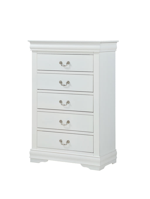 LOUIS PHILIP CHEST WHITE - Vida Furniture (Laredo,TX)
