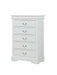 LOUIS PHILIP CHEST WHITE - Vida Furniture (Laredo,TX)