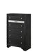 REGATA CHEST BLACK/SILVER - Vida Furniture (Laredo,TX)