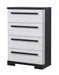 REMINGTON CHEST CHALK/EBONY - Vida Furniture (Laredo,TX)