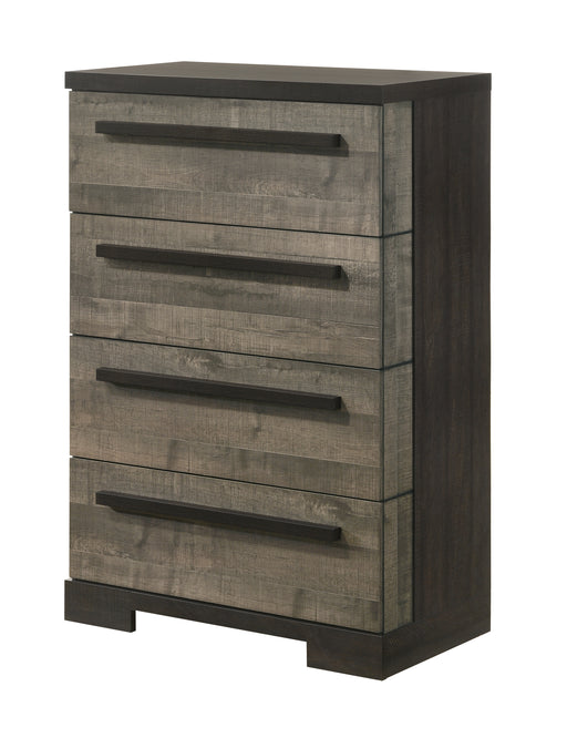 REMINGTON CHEST GRAY/EBONY - Vida Furniture (Laredo,TX)