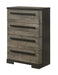 REMINGTON CHEST GRAY/EBONY - Vida Furniture (Laredo,TX)
