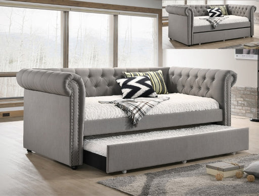 ELLIE DAYBED ARM SLAT SIDE RL DOVE - Vida Furniture (Laredo,TX)