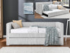HAILEY DAYBED ARM(L&R) LIGHT GREY - Vida Furniture (Laredo,TX)
