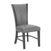 CAMELIA GRAY SIDE CHAIR - Vida Furniture (Laredo,TX)