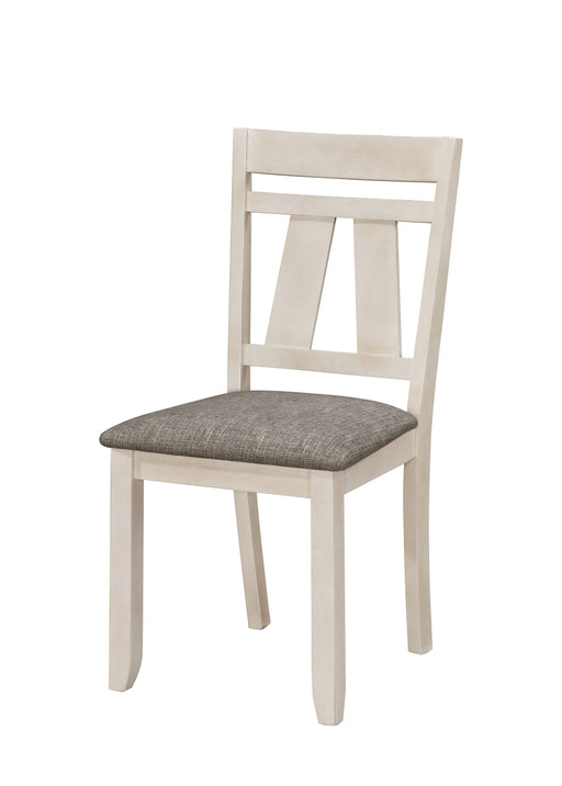 MARIBELLE SIDE CHAIR CHALK WARMGREY - Vida Furniture (Laredo,TX)