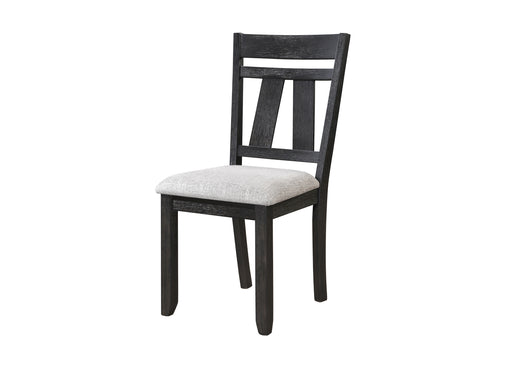 MARIBELLE SIDE CHAIR WHEAT CHARCOAL - Vida Furniture (Laredo,TX)