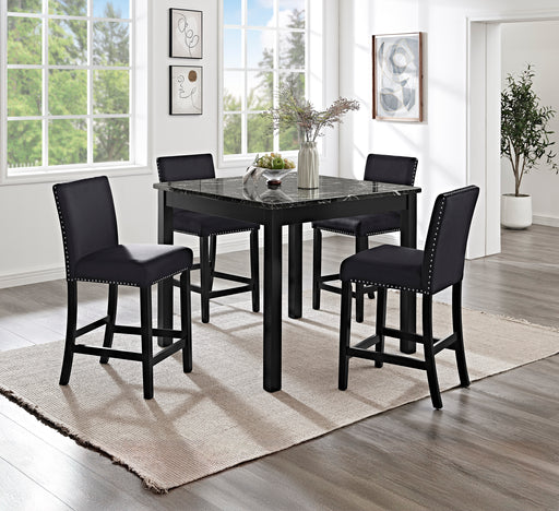 LENNON 5-PK CONTR HT SET ALL BLACK - Vida Furniture (Laredo,TX)