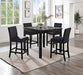 LENNON 5-PK CONTR HT SET ALL BLACK - Vida Furniture (Laredo,TX)