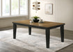BARDSTOWN DINING TABLE WT CHARCOAL - Vida Furniture (Laredo,TX)