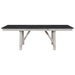 Crown Mark Maribelle Rectangular Dining Table in Chalk/Grey - Vida Furniture (Laredo,TX)