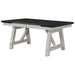 Crown Mark Maribelle Rectangular Dining Table in Chalk/Grey - Vida Furniture (Laredo,TX)