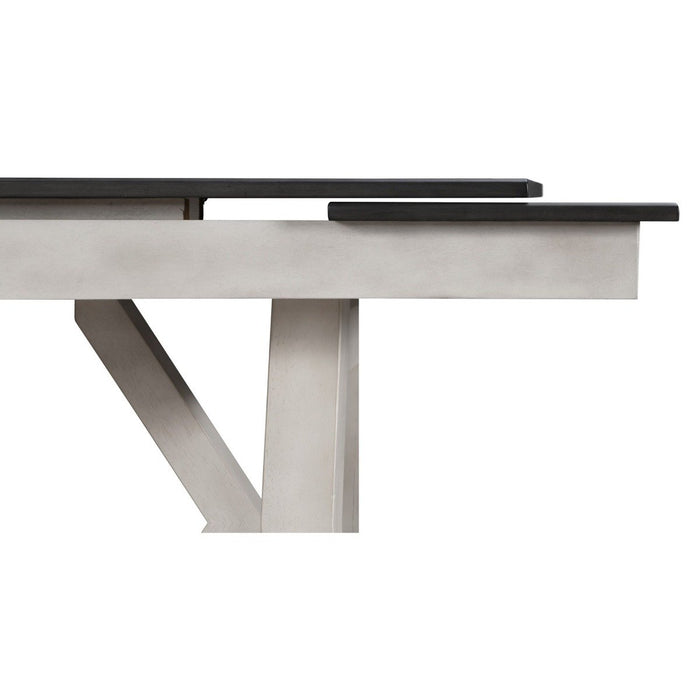 Crown Mark Maribelle Rectangular Dining Table in Chalk/Grey - Vida Furniture (Laredo,TX)