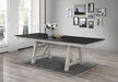 Crown Mark Maribelle Rectangular Dining Table in Chalk/Grey - Vida Furniture (Laredo,TX)