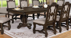 Crown Mark Neo Renaissance Rectangular Dining Table in Brown 2420T-44108 - Vida Furniture (Laredo,TX)