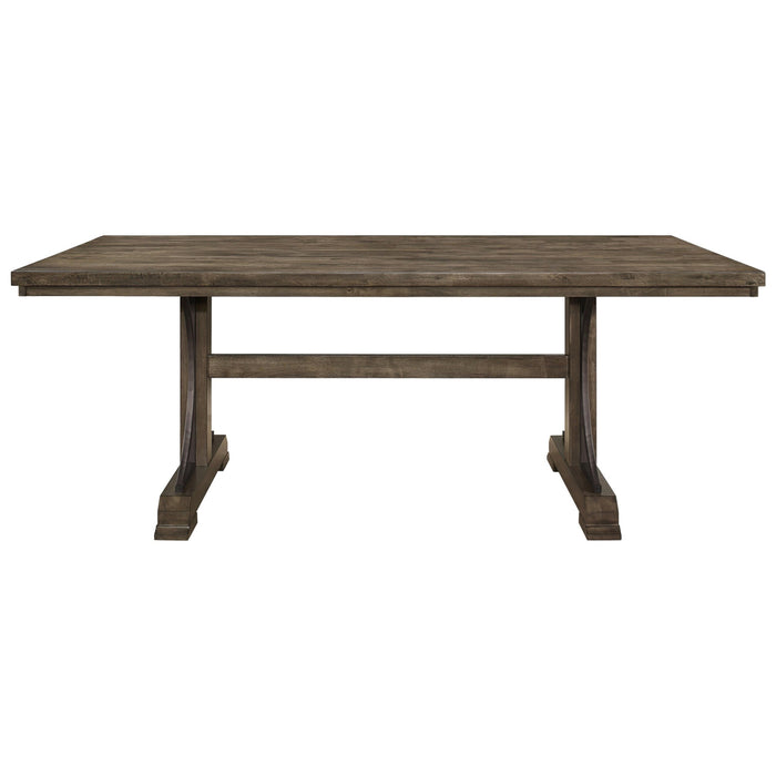 Crown Mark Quincy Rectangular Dining Table in Light Brown 2131T-4079 - Vida Furniture (Laredo,TX)