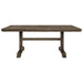 Crown Mark Quincy Rectangular Dining Table in Light Brown 2131T-4079 - Vida Furniture (Laredo,TX)