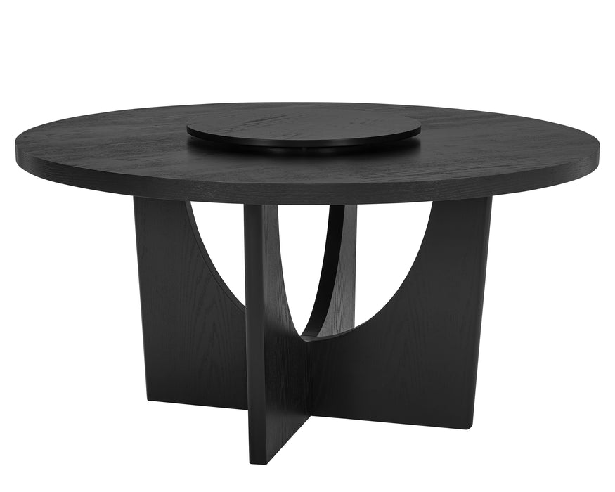 RUPERT ROUND TABLE W/LAZY SUSAN - Vida Furniture (Laredo,TX)