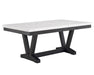 VANCE FAUX MARBLE DINING TABLE - Vida Furniture (Laredo,TX)