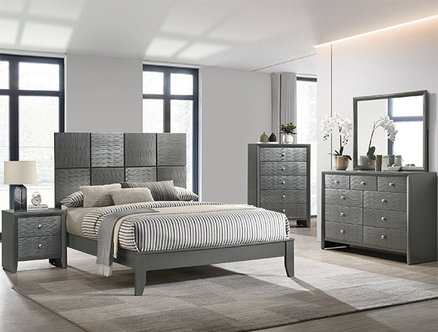 DENKER DRESSER GUN METAL - Vida Furniture (Laredo,TX)