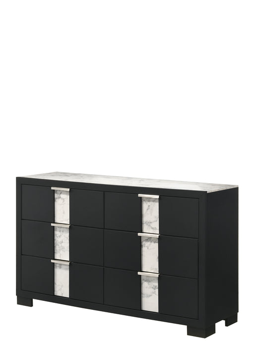 RANGLEY DRESSER - BLACK - Vida Furniture (Laredo,TX)