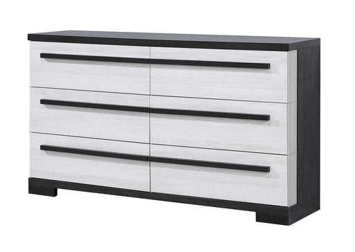 REMINGTON DRESSER CHALK/EBONY - Vida Furniture (Laredo,TX)