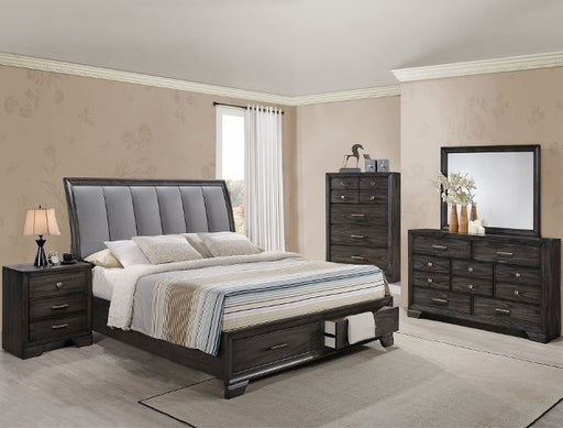 JAYMES QUEEN STORAGE BED HB - Vida Furniture (Laredo,TX)