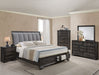 JAYMES QUEEN STORAGE BED HB - Vida Furniture (Laredo,TX)