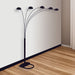 PEACOCK SHADE FLOOR LAMP BK 82 H - Vida Furniture (Laredo,TX)