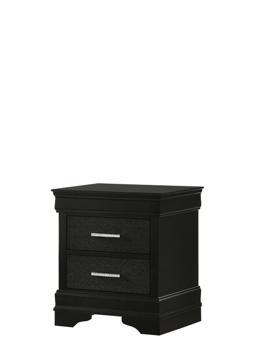 AMALIA NIGHTSTAND BLACK - Vida Furniture (Laredo,TX)