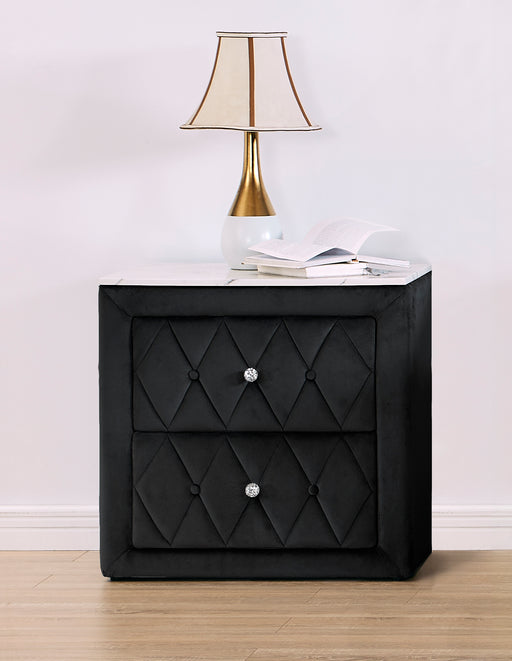 ANNABELLE NIGHTSTAND BLACK - Vida Furniture (Laredo,TX)