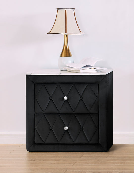 ANNABELLE NIGHTSTAND BLACK - Vida Furniture (Laredo,TX)
