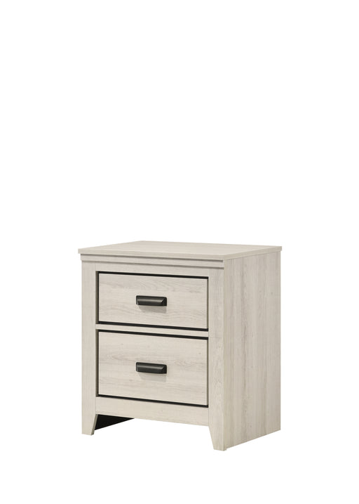 CARTER NIGHTSTAND WHITE - Vida Furniture (Laredo,TX)