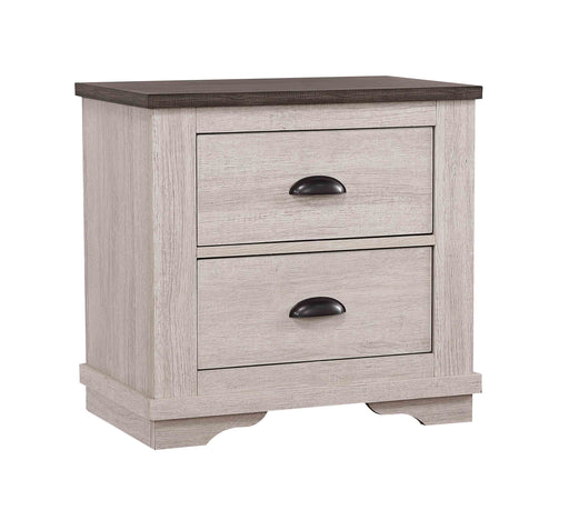 CORALEE NIGHTSTAND CHALK/GREY - Vida Furniture (Laredo,TX)