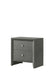 DENKER NIGHTSTAND GUN METAL - Vida Furniture (Laredo,TX)