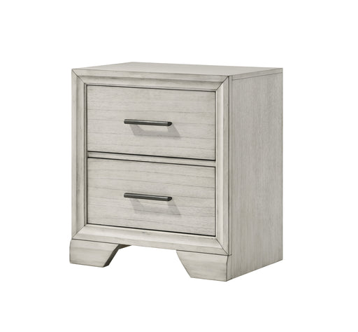 JAYMES NIGHTSTAND WHITE MIST - Vida Furniture (Laredo,TX)
