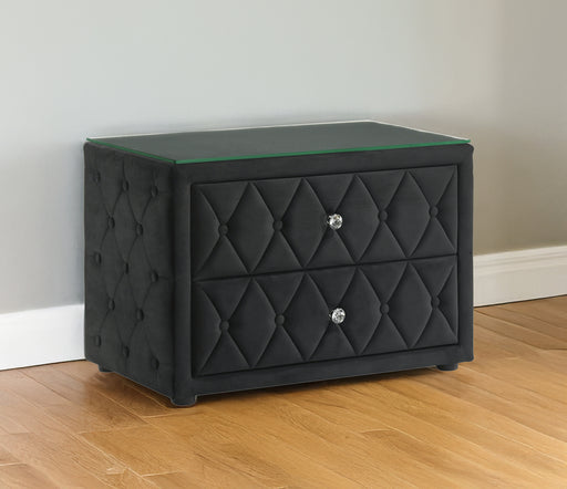 JOSEPHINE NIGHTSTAND BLACK - Vida Furniture (Laredo,TX)