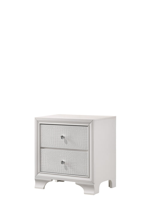 LYSSA NIGHTSTAND FROST - Vida Furniture (Laredo,TX)