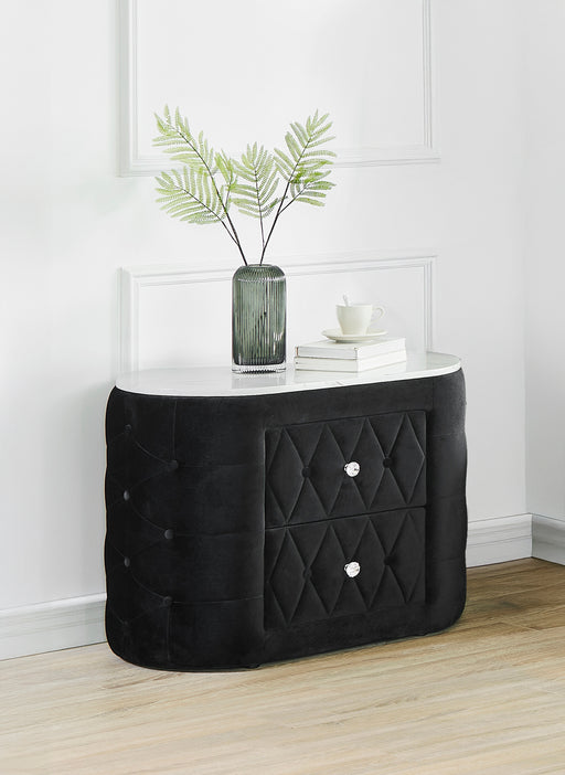 NATALIA NIGHTSTAND BLACK - Vida Furniture (Laredo,TX)