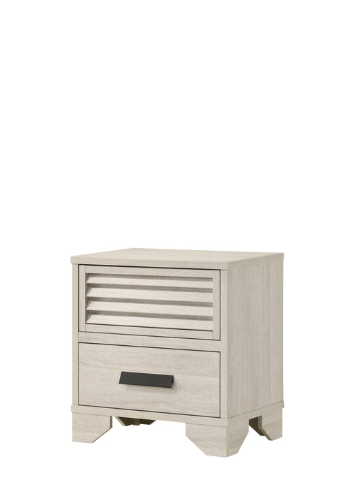 SARTER NIGHTSTAND - WHITE - Vida Furniture (Laredo,TX)