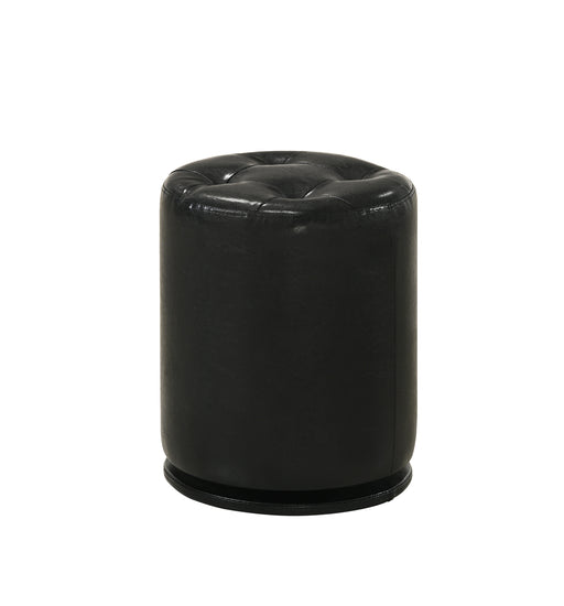 MORGAN ROUND SWIVEL STOOL BLACK - Vida Furniture (Laredo,TX)
