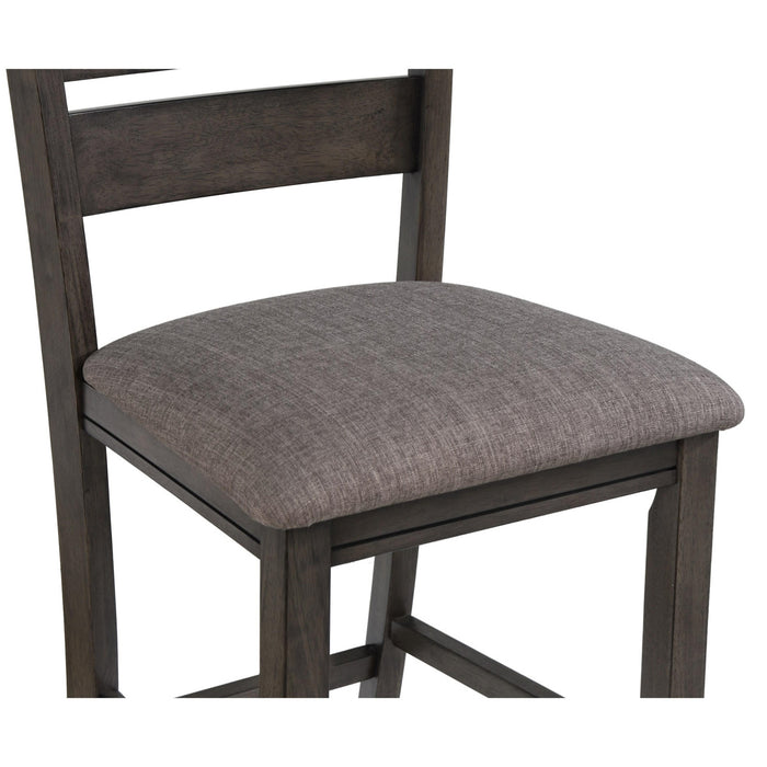 Crown Mark Bardstown Counter Height Chair (Set of 2) in Gray 2752GY-S-24 - Vida Furniture (Laredo,TX)