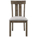 Crown Mark Quincy Side Chair (Set of 2) in Light Brown 2131S - Vida Furniture (Laredo,TX)