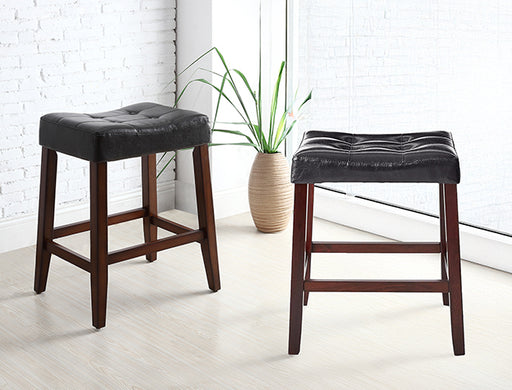 KENT SADDLE COUNTER STOOL ESPRESSO - Vida Furniture (Laredo,TX)