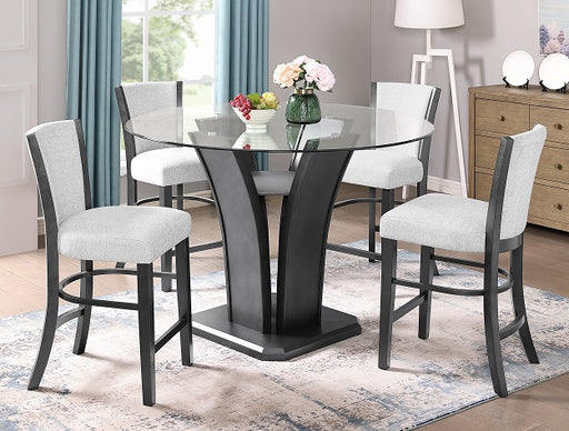 CAMELIA COUNT HT TABLE GLASS - Vida Furniture (Laredo,TX)