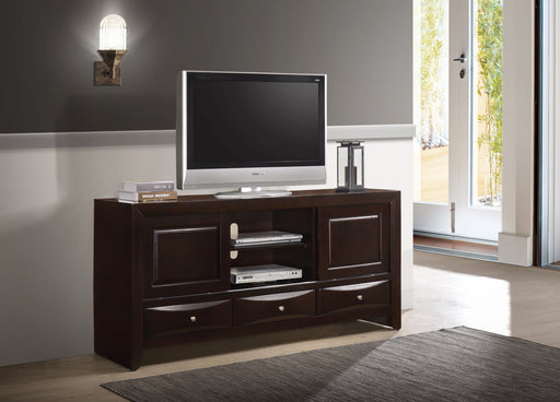EMILY TV STAND DARK CHERRY - Vida Furniture (Laredo,TX)