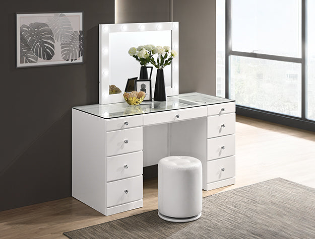 AVERY VANITY WHITE - Vida Furniture (Laredo,TX)