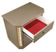 Galaxy Home Medusa Nightstand Gold - Vida Furniture (Laredo,TX)