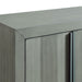 Elements International Zig Server in Grey - Vida Furniture (Laredo,TX)